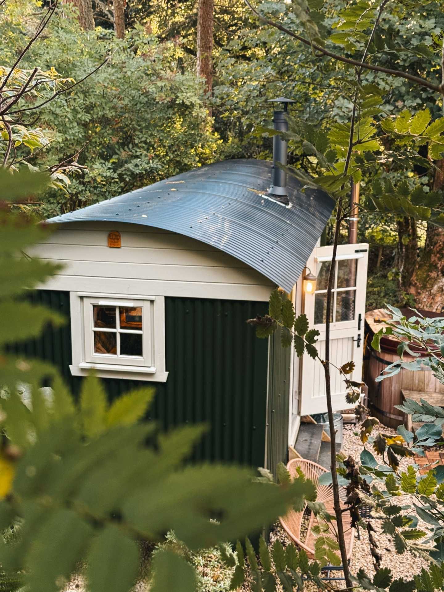 The shepherd’s hut among the trees